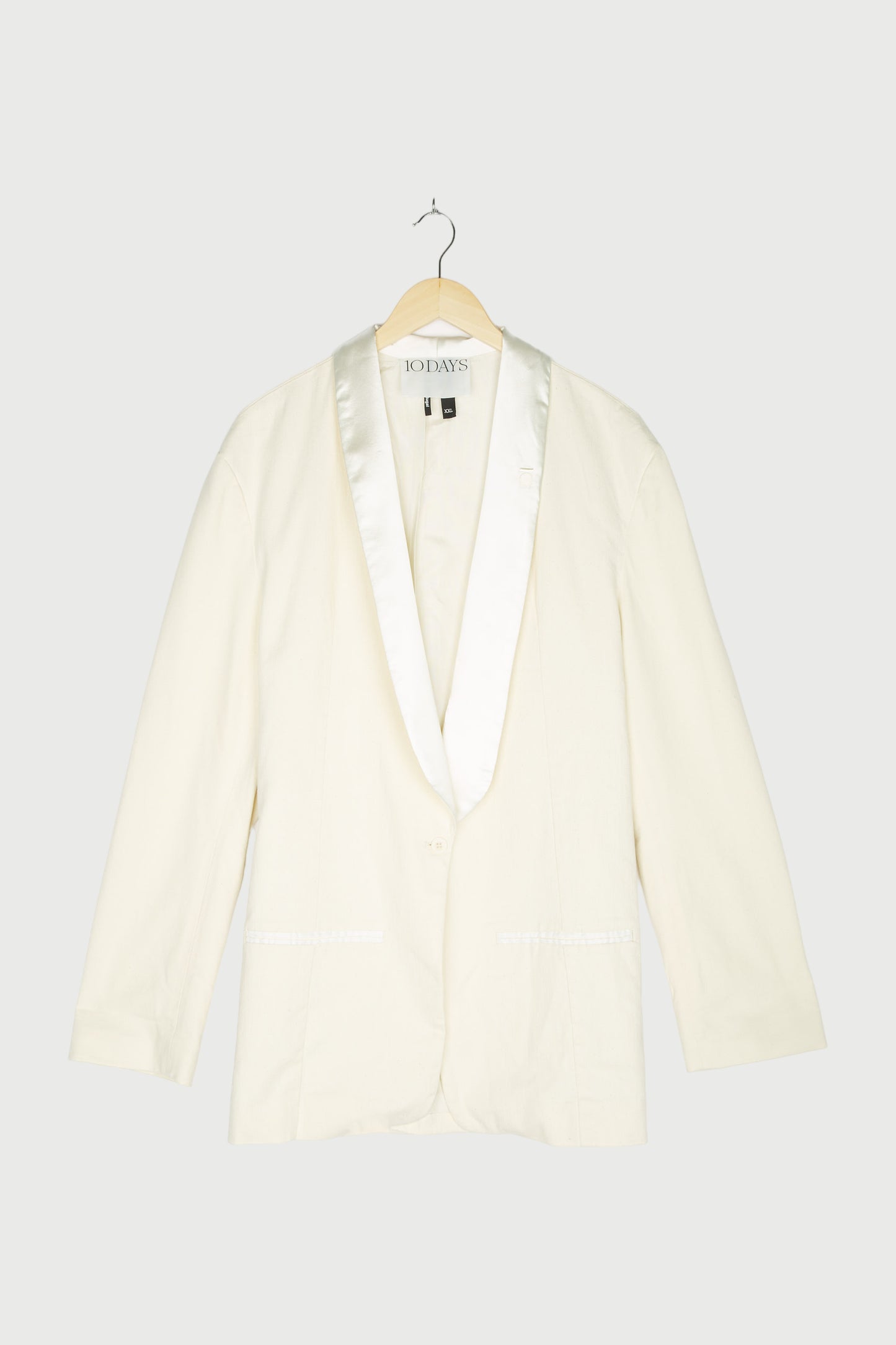 SMOKING BLAZER SLUB TWILL