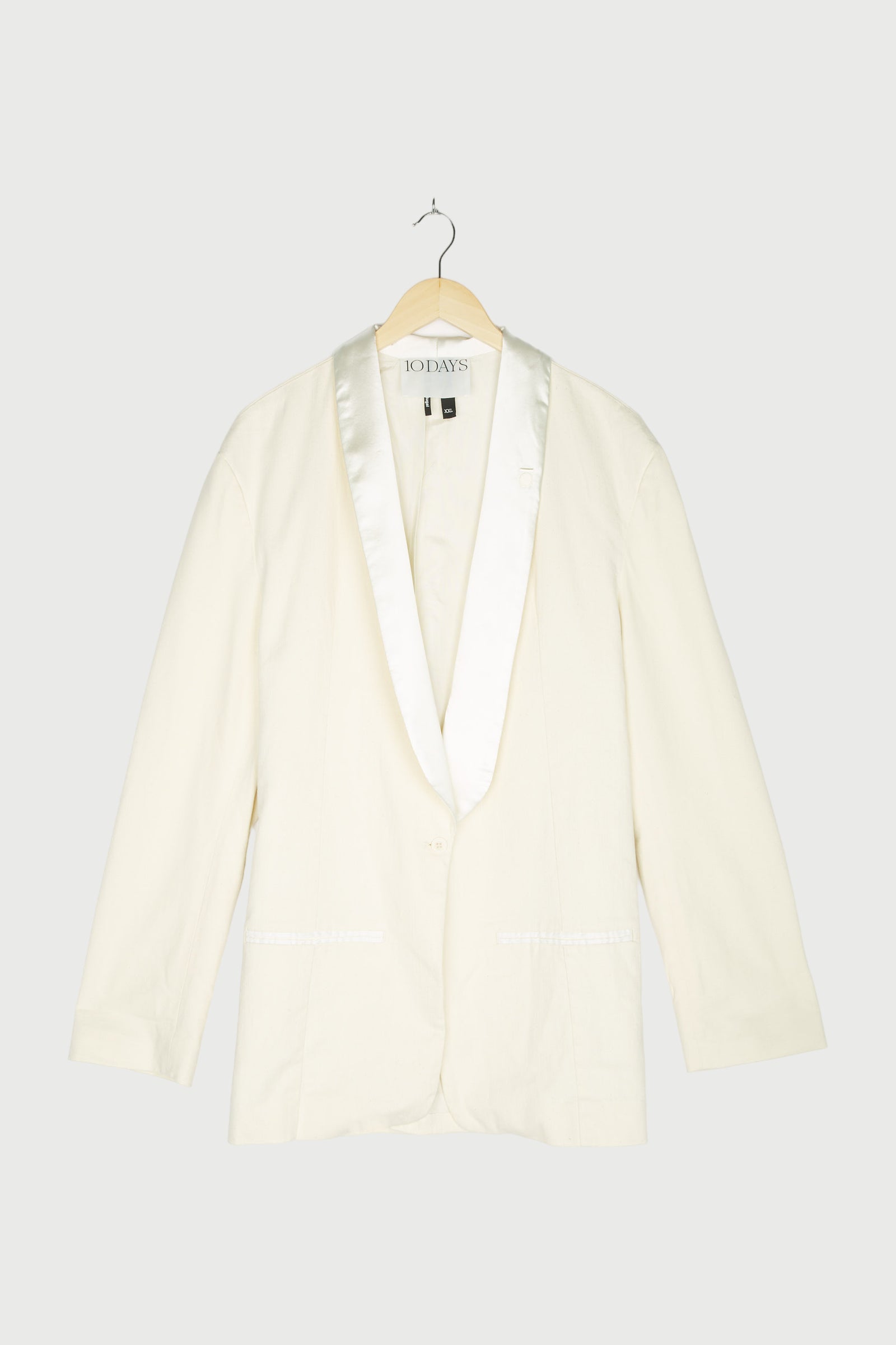 SMOKING BLAZER SLUB TWILL
