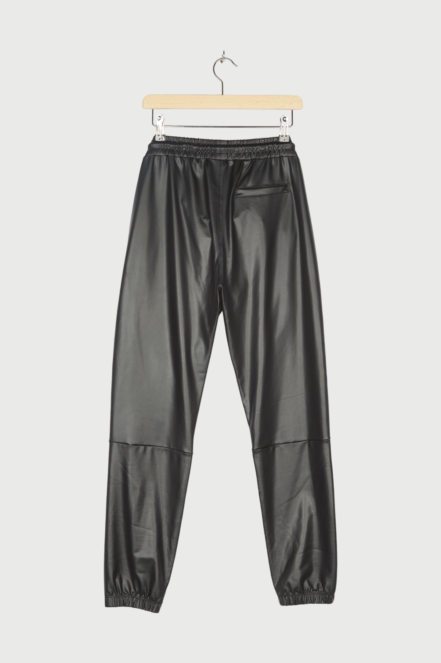 LEATHERLOOK CROPPED JOGGER LONG