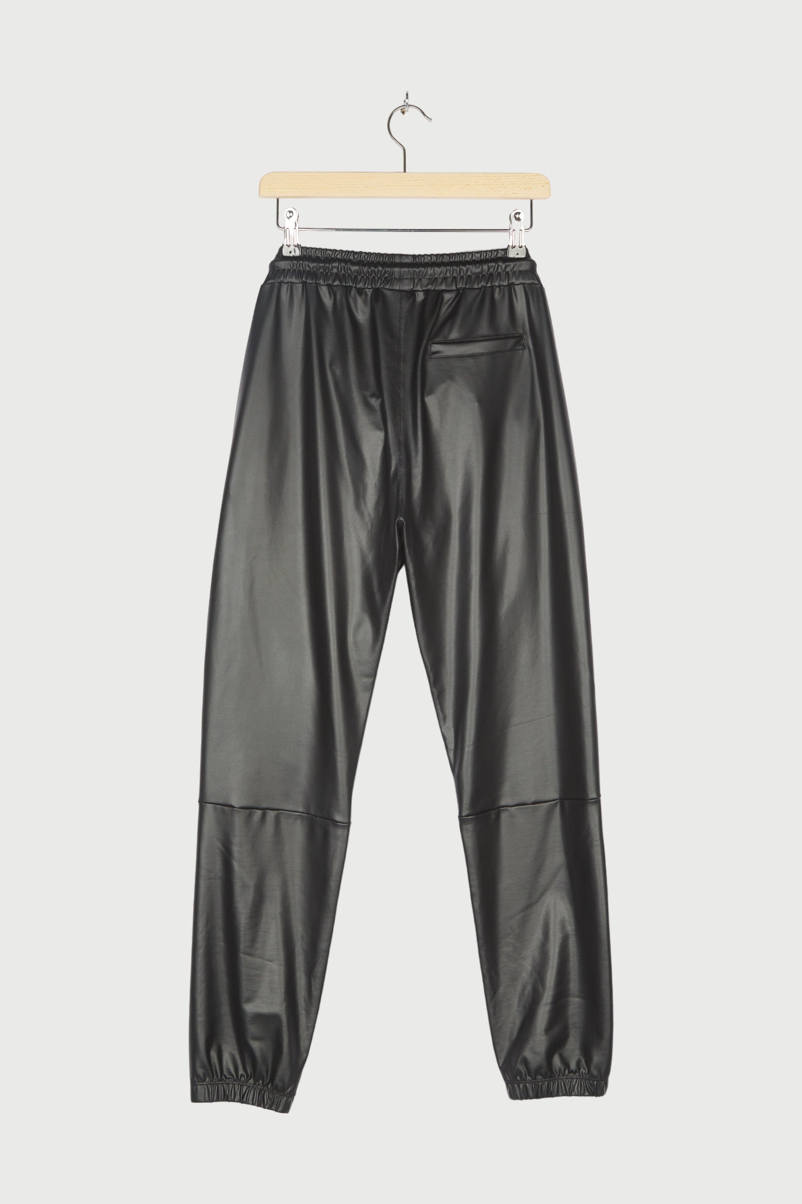 LEATHERLOOK CROPPED JOGGER LONG