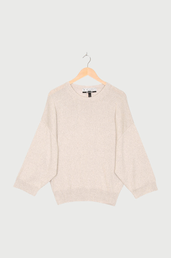 SHINY KNIT SWEATER