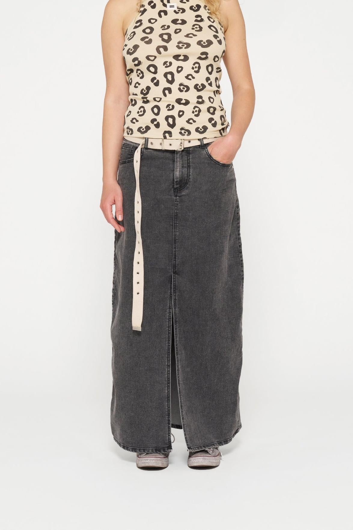 TANK TOP RIB LEOPARD