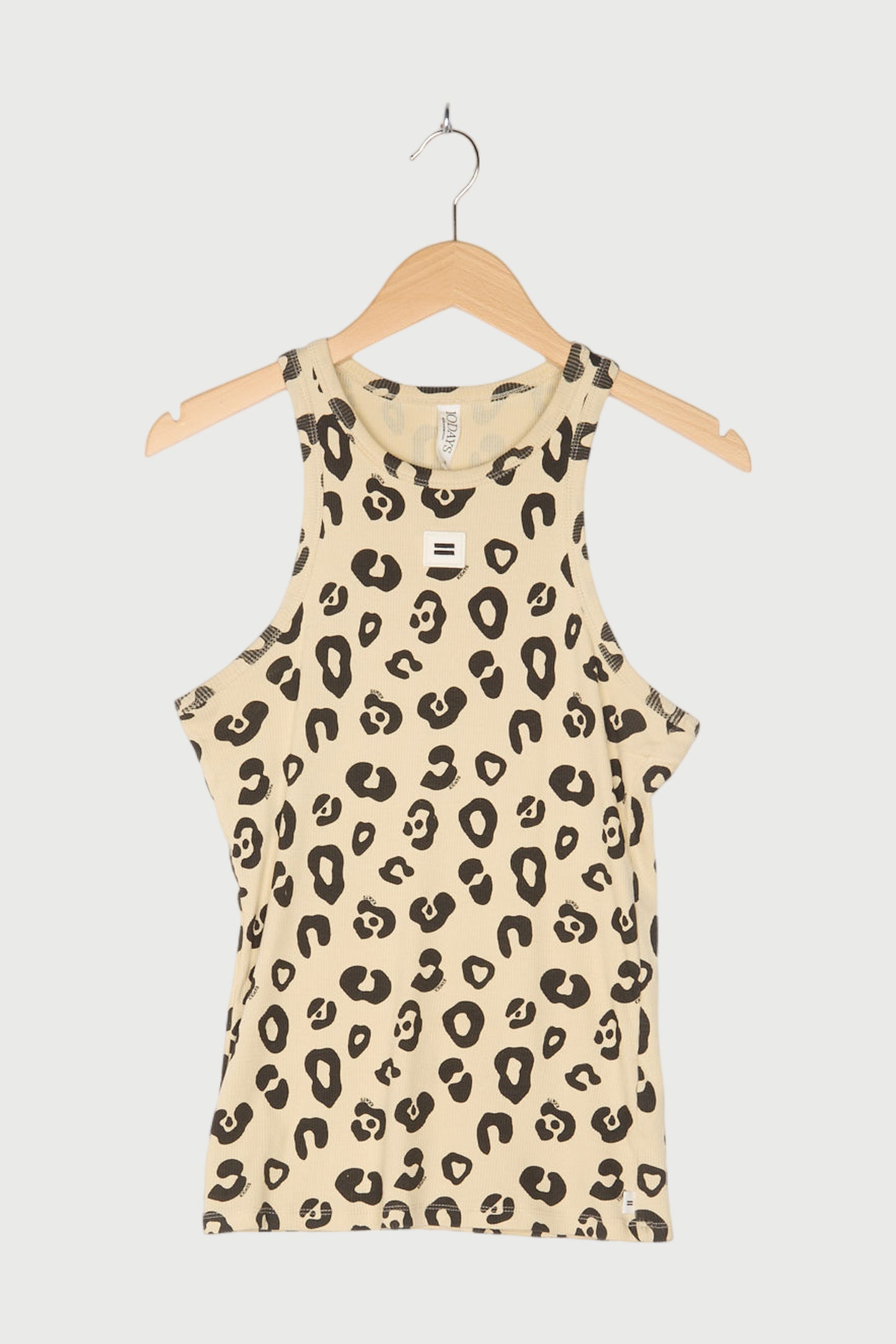 TANK TOP RIB LEOPARD