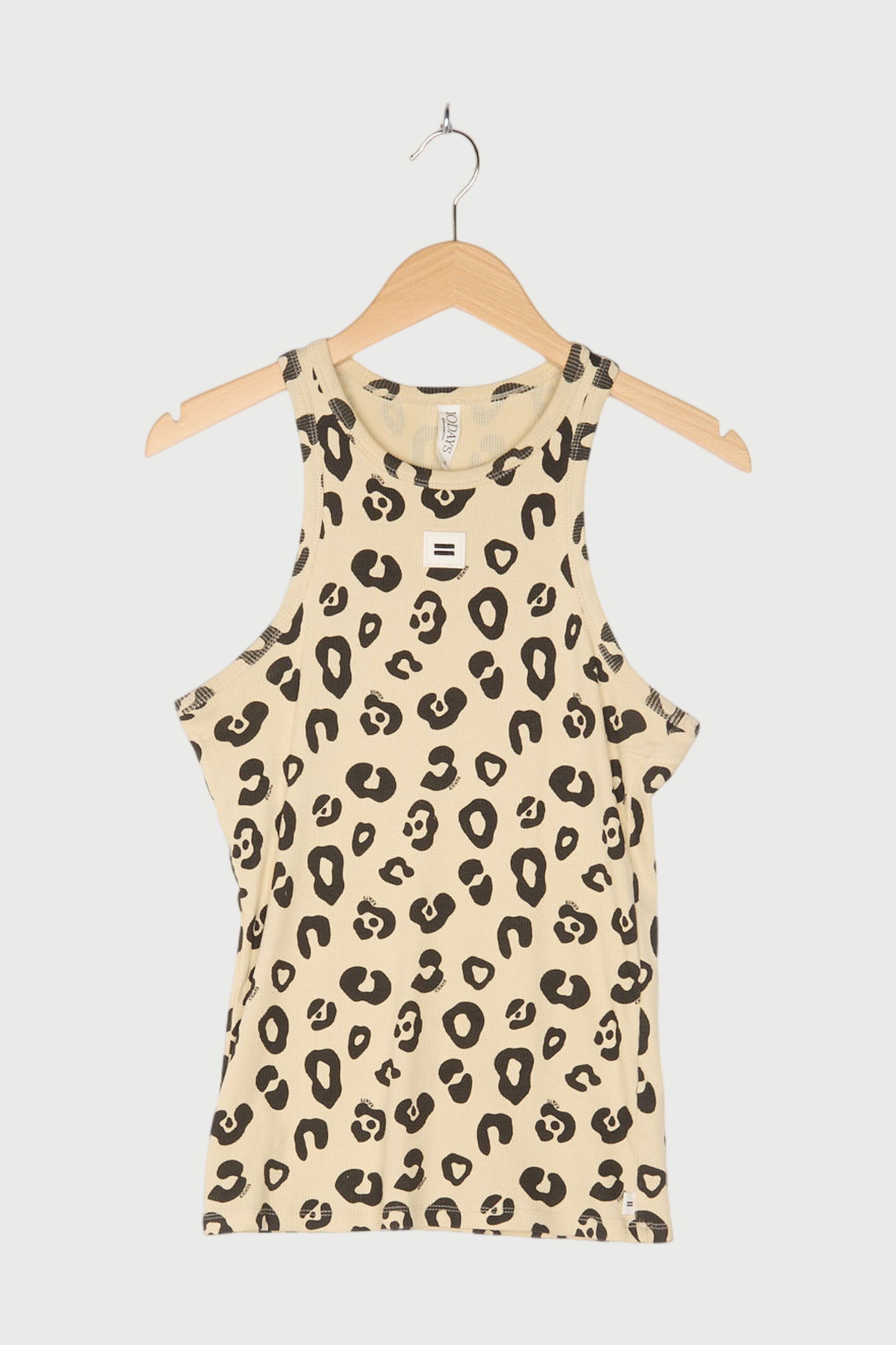 TANK TOP RIB LEOPARD