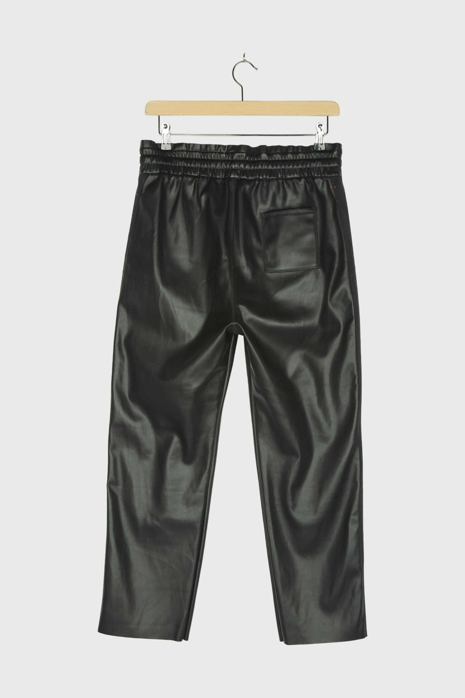 LEATHERLOOK SIDE PANEL JOGGER