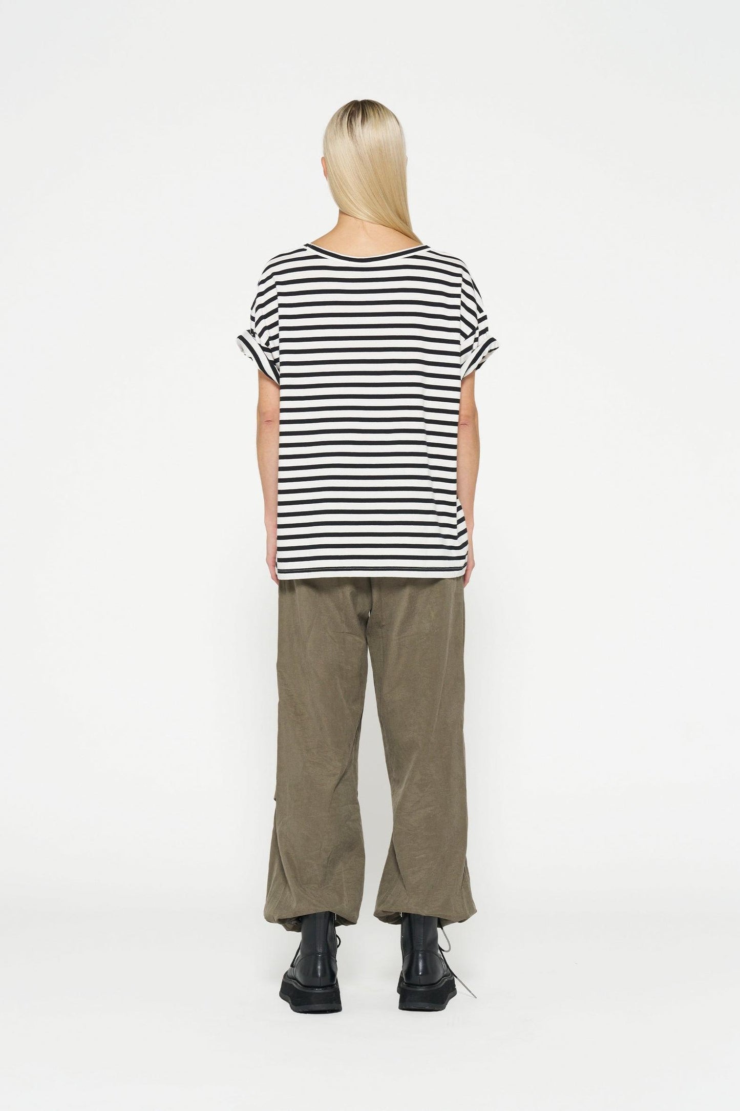 TEE STRIPE SEQUINS LOGO
