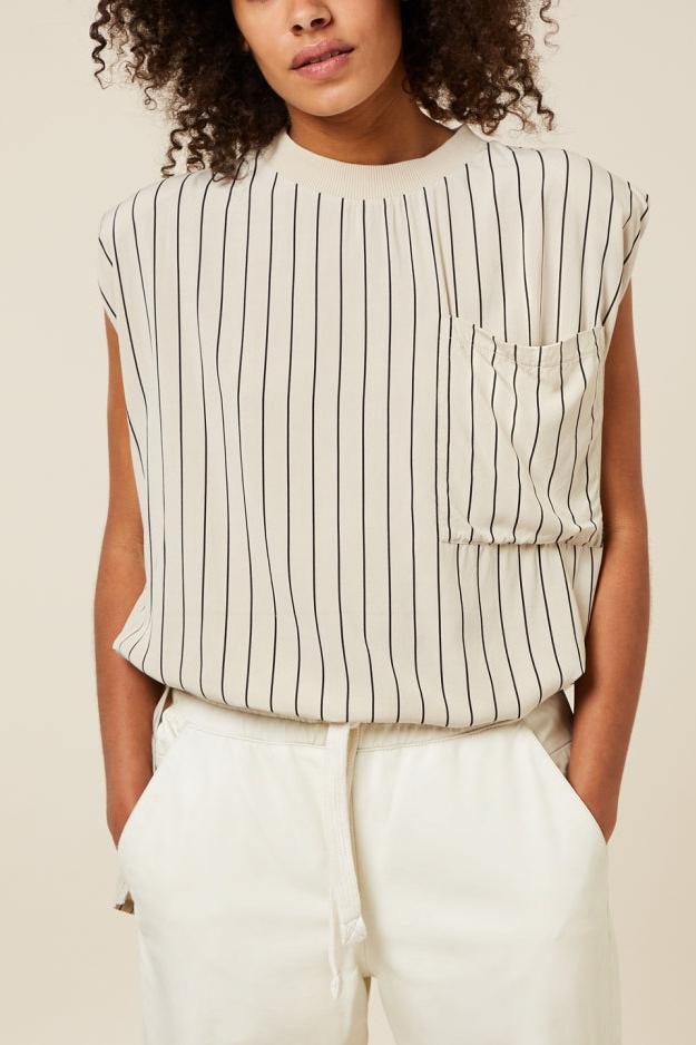 PADDED TOP PINSTRIPE