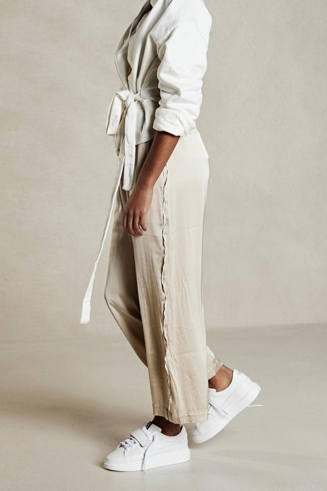 WIDE PANTS SATIN