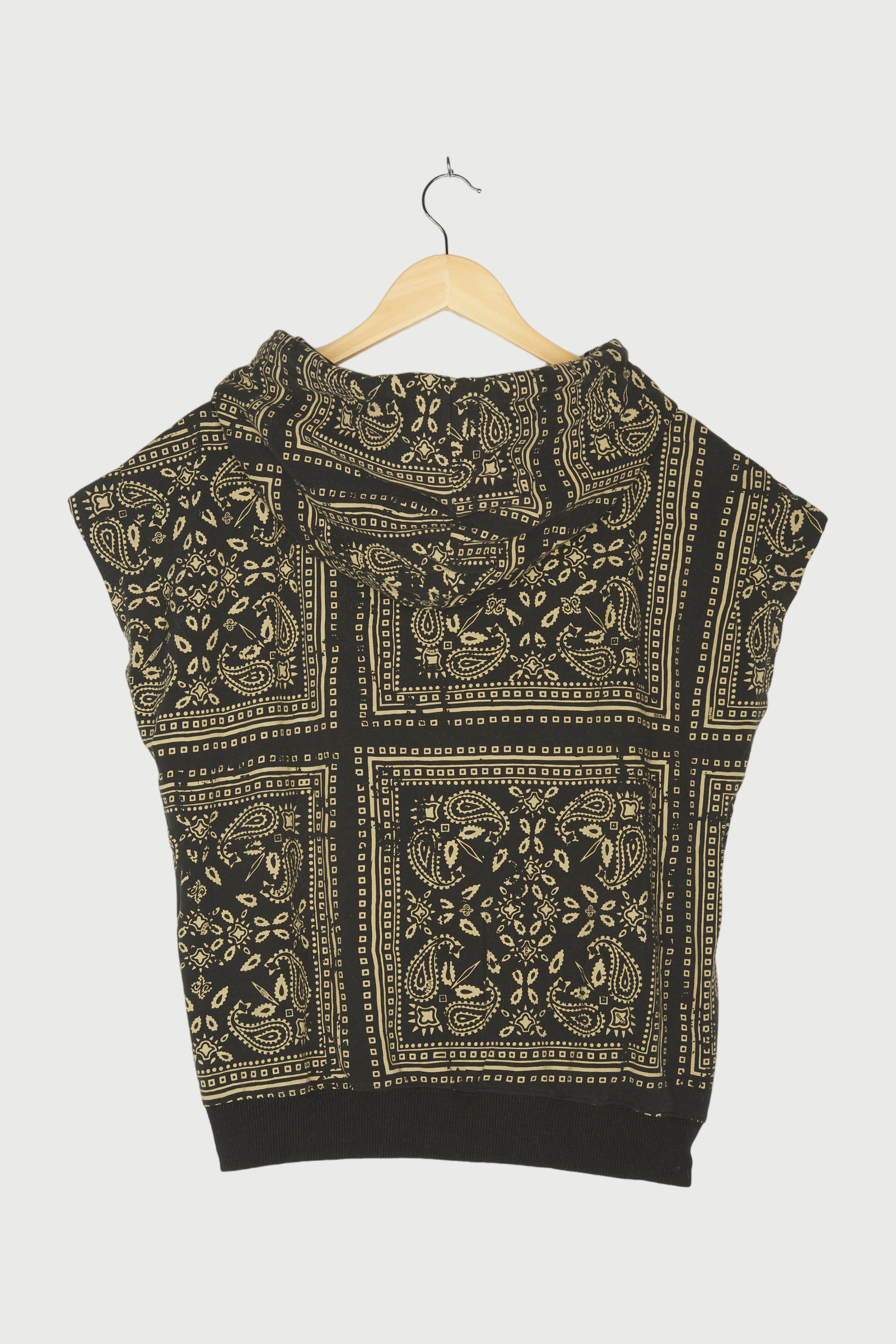 SHORT HOODIE PAISLEY