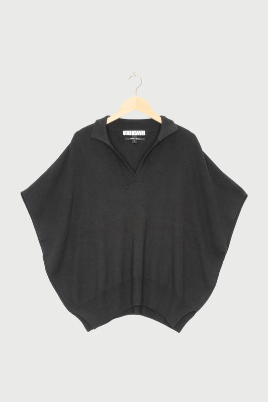 SHORT SLEEVE KNIT SWEATER