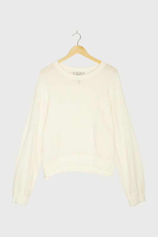 CROPPED SWEATER MESH