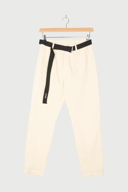 BELTED PANTS JOG DENIM