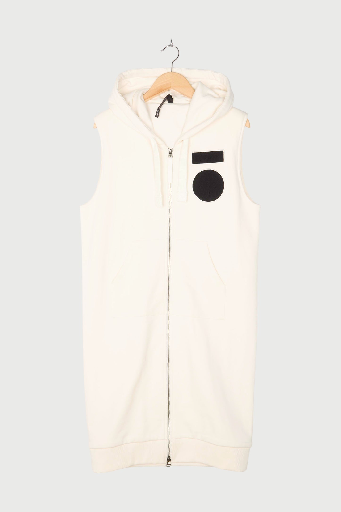 SLEEVELESS HOODIE CARDIGAN