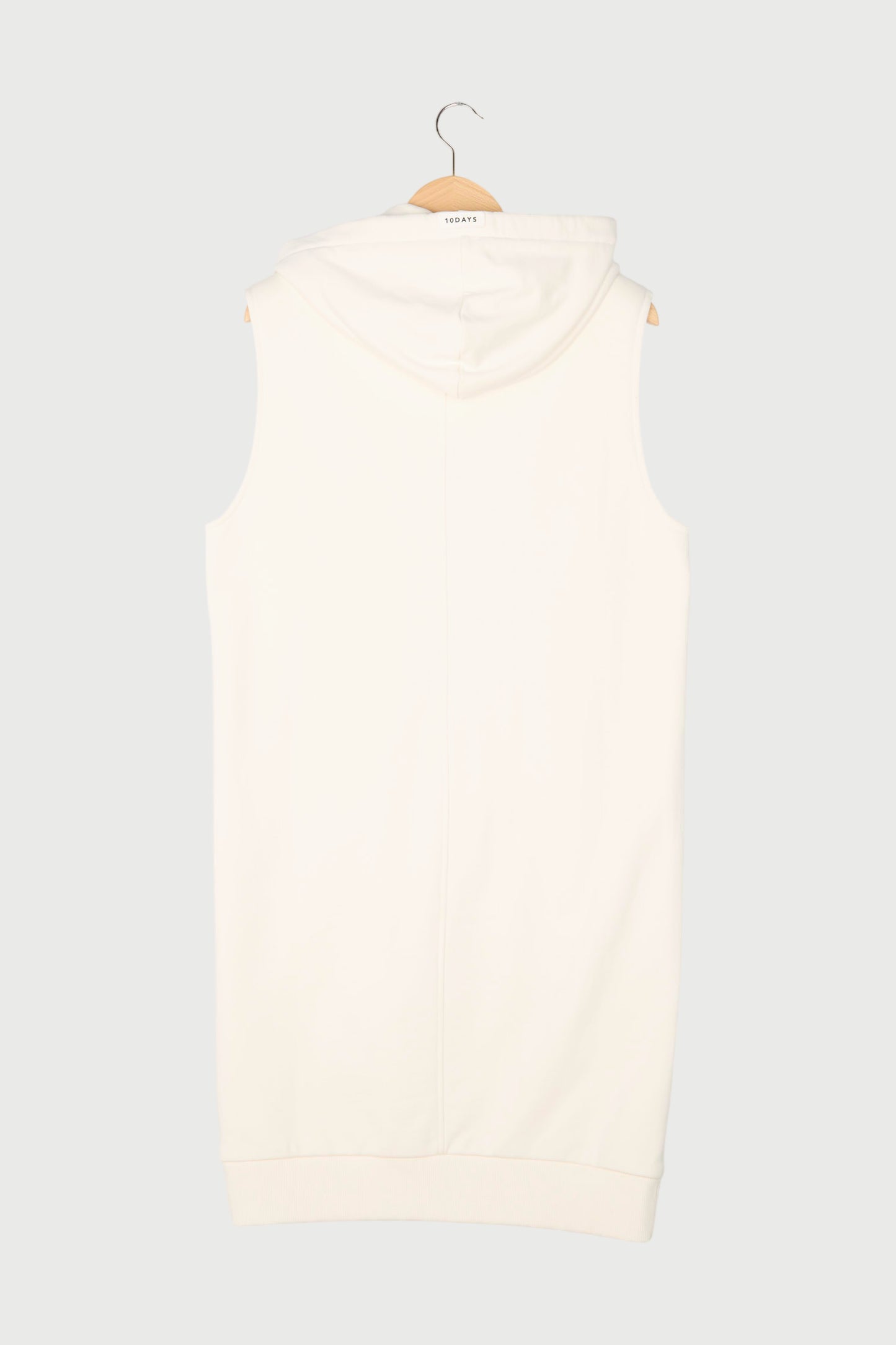 SLEEVELESS HOODIE CARDIGAN