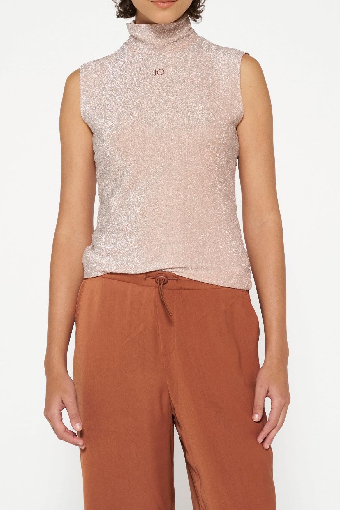 TURTLENECK TOP GLITTER