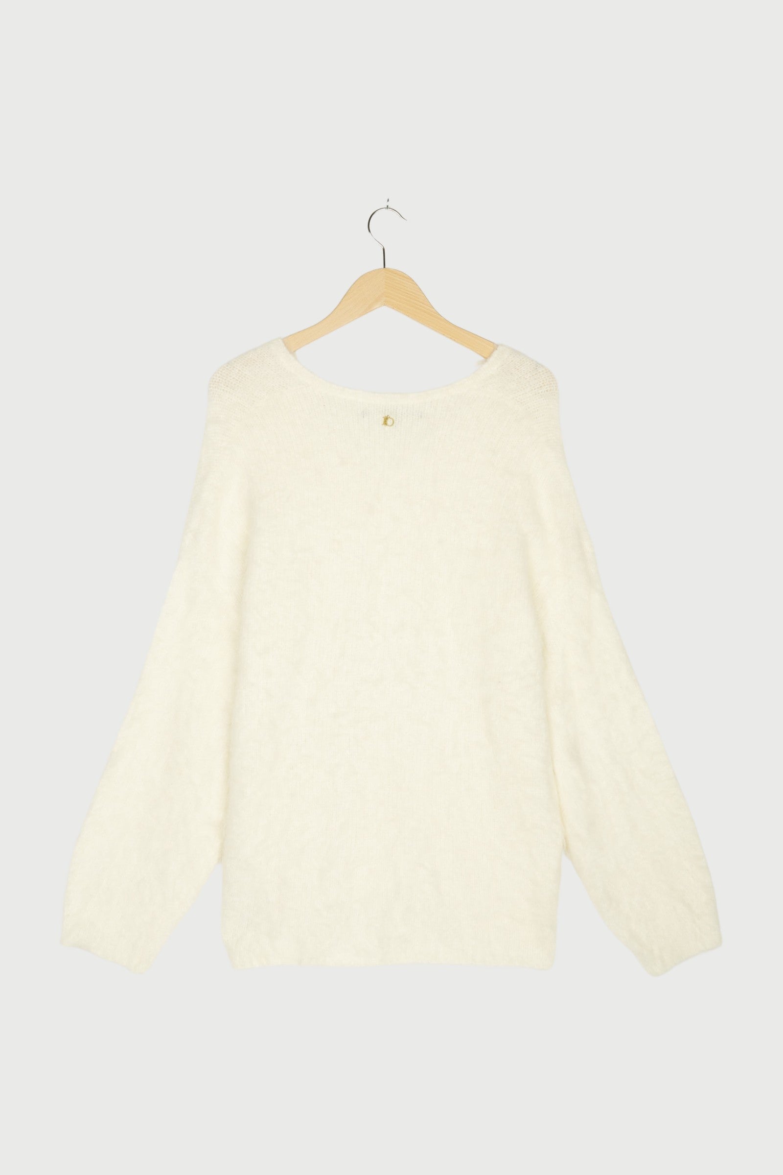 oversized sweater hairy knit