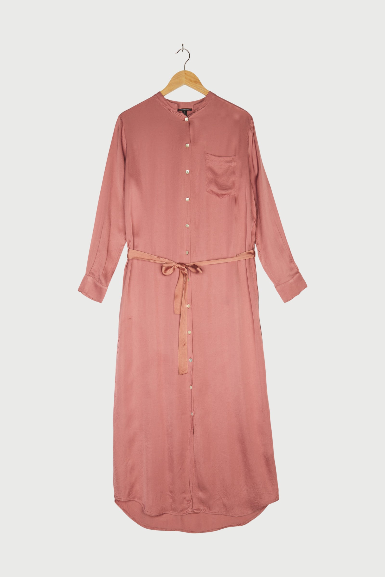 FLOWY SHIRT DRESS