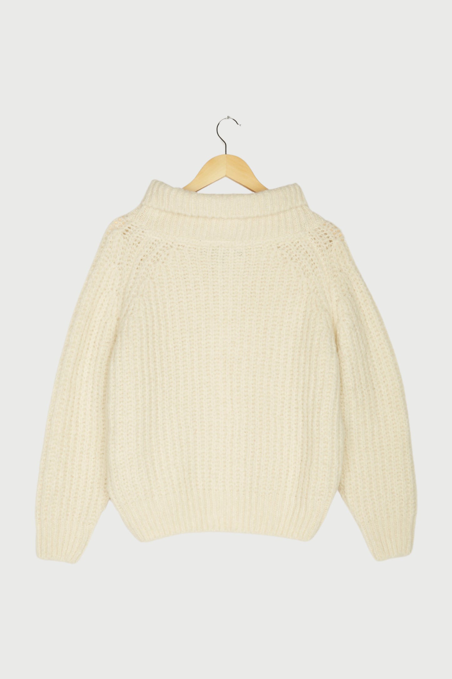 ZIPPER CARDIGAN KNIT