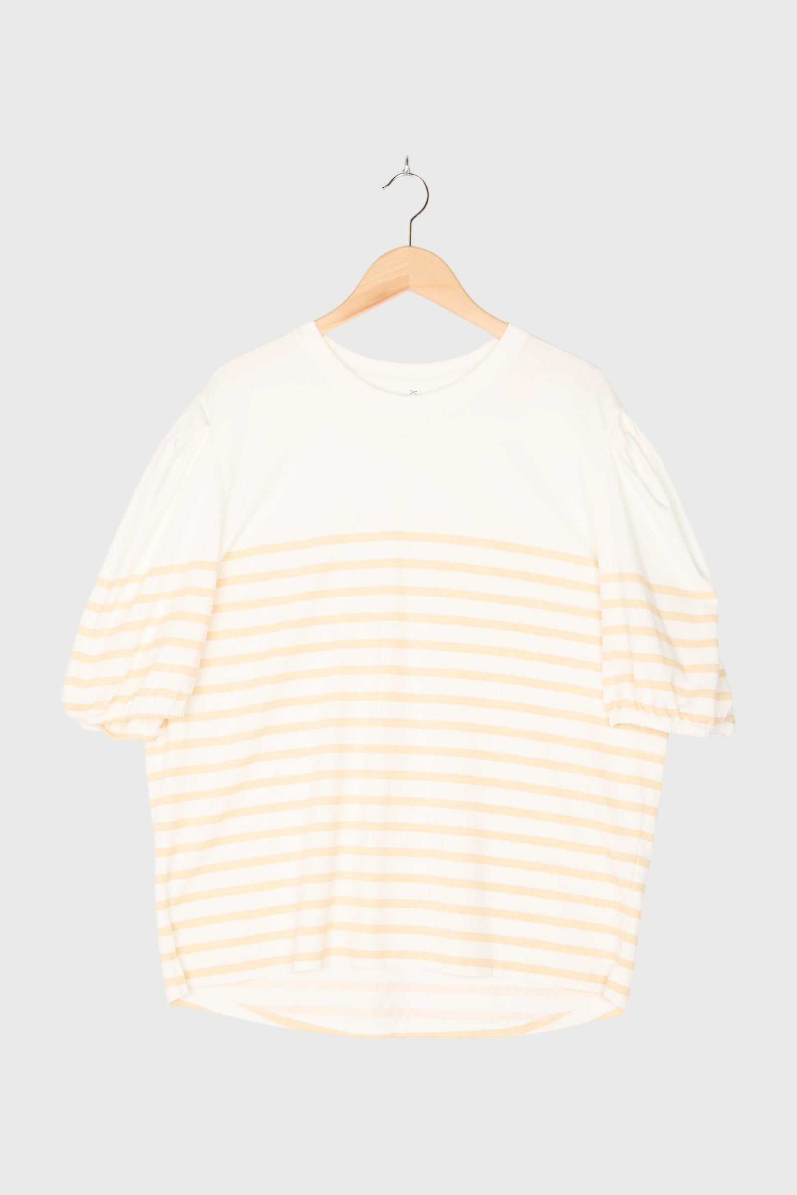 BALLOON SLEEVE TEE STRIPES