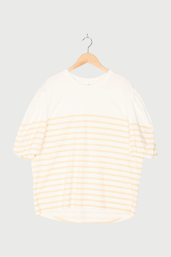 BALLOON SLEEVE TEE STRIPES