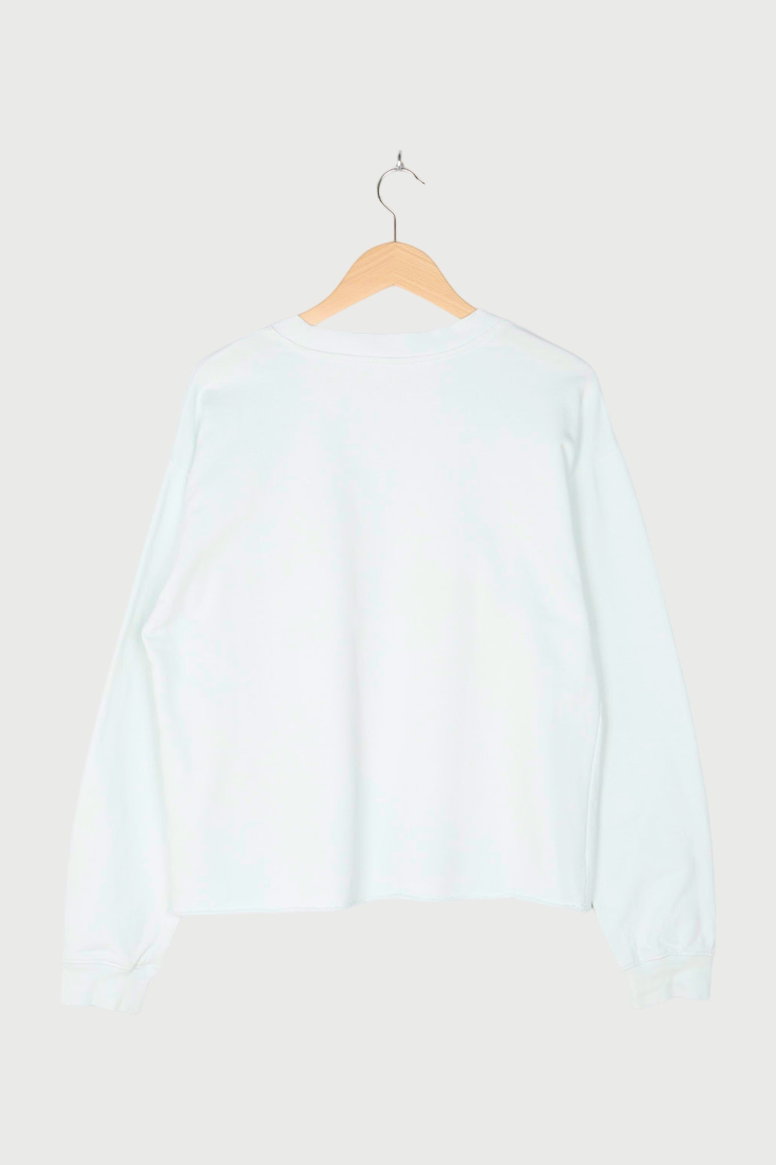 RAW EDGE LOGO SWEATER
