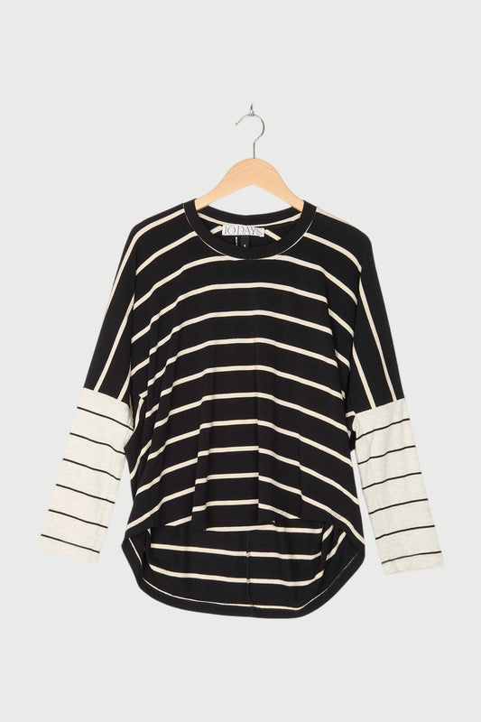 LONGSLEEVE TEE MIX STRIPES