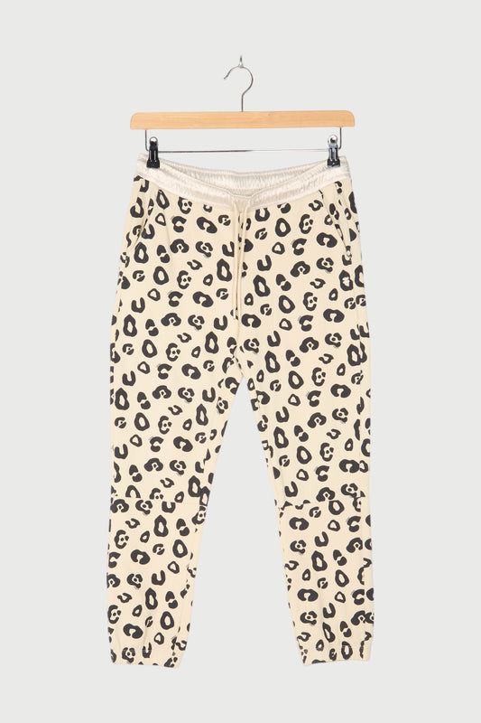 CROPPED JOGGER LEOPARD