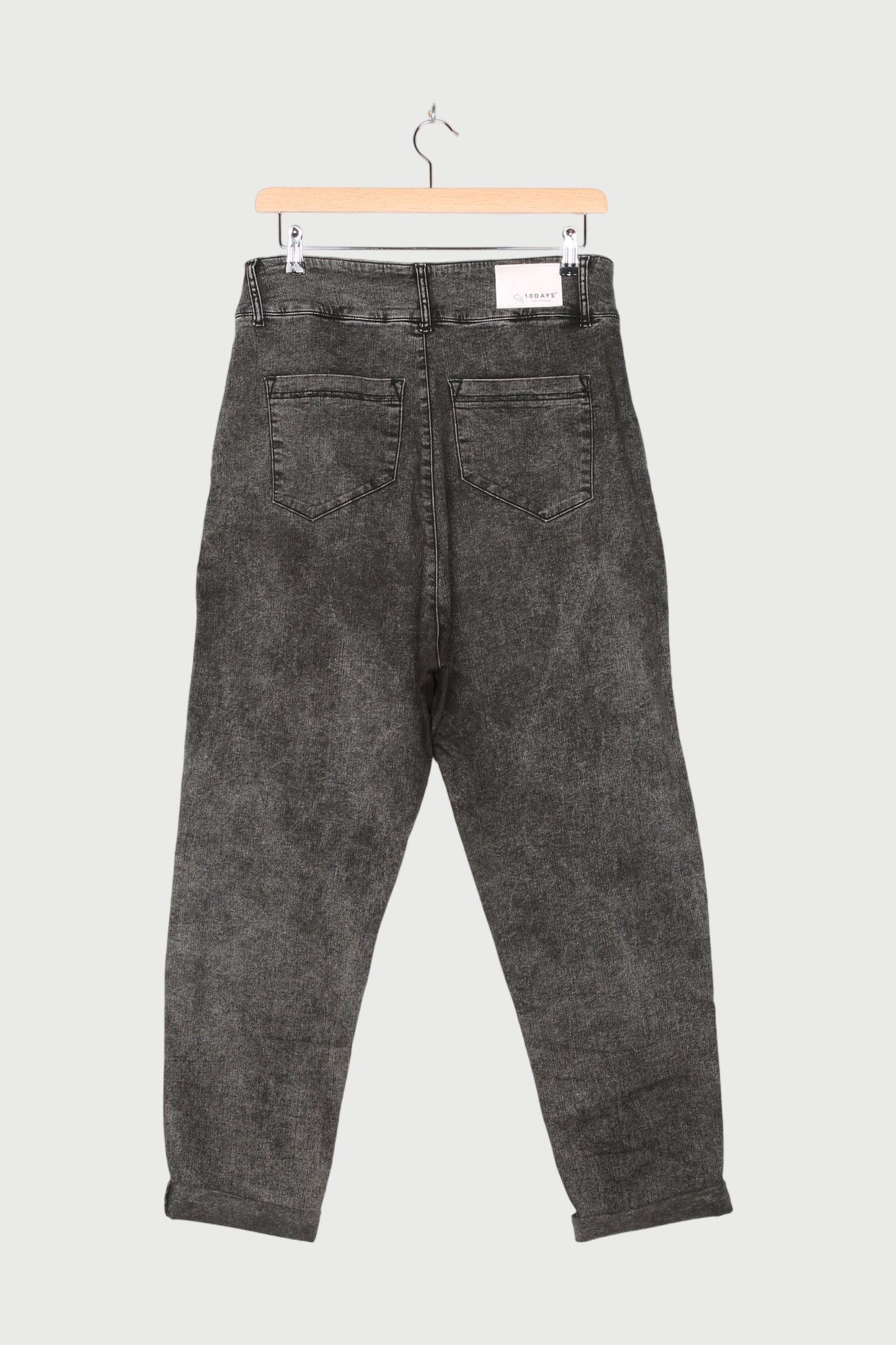 HIGH WAIST DENIM WASHED