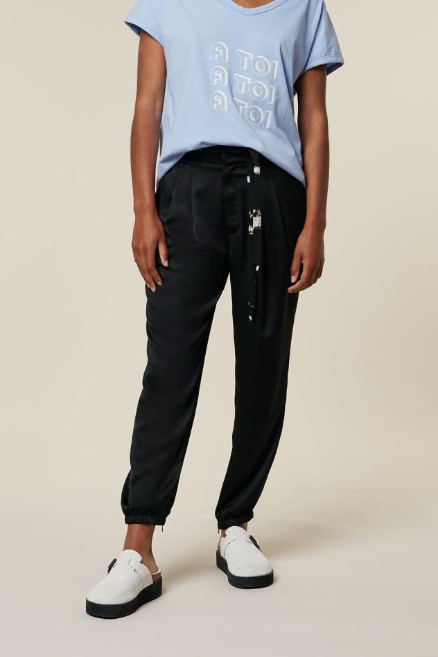 BELTED BELT PANTS
