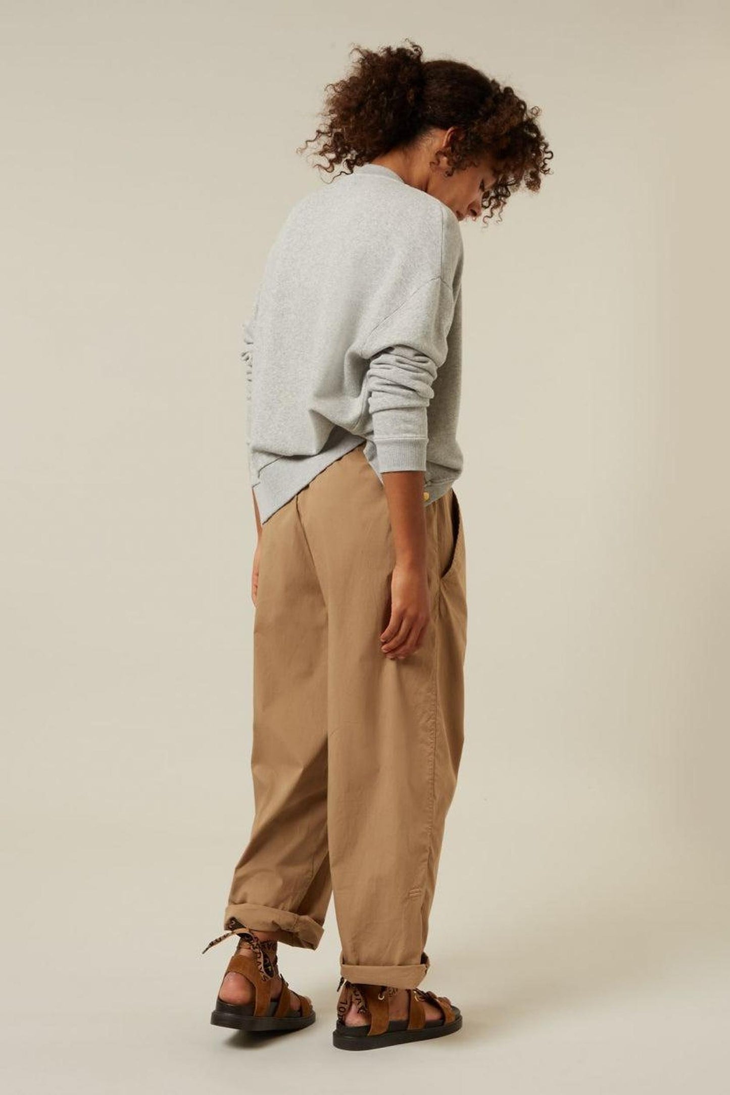 WIDE PANTS THIN POPLIN