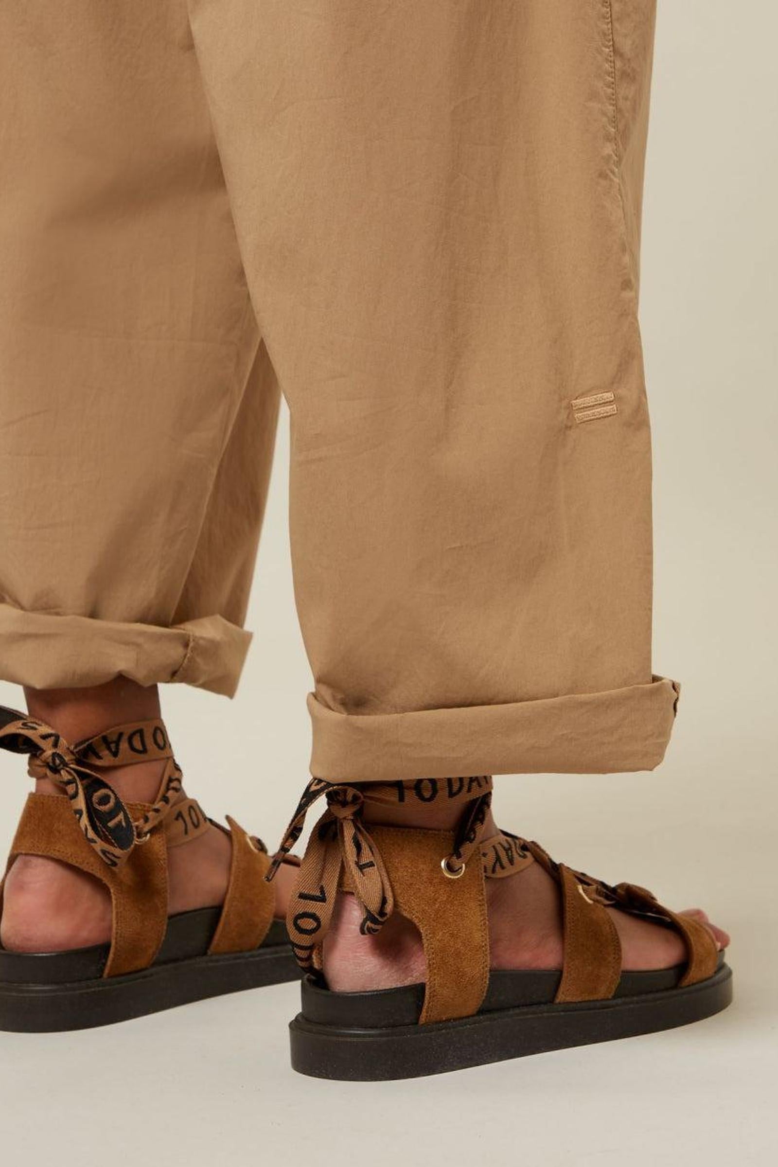WIDE PANTS THIN POPLIN