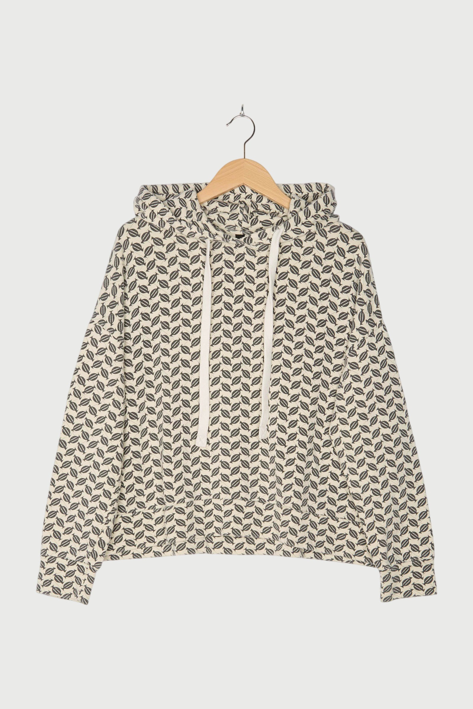 CROPPED HOODIE MONOGRAM