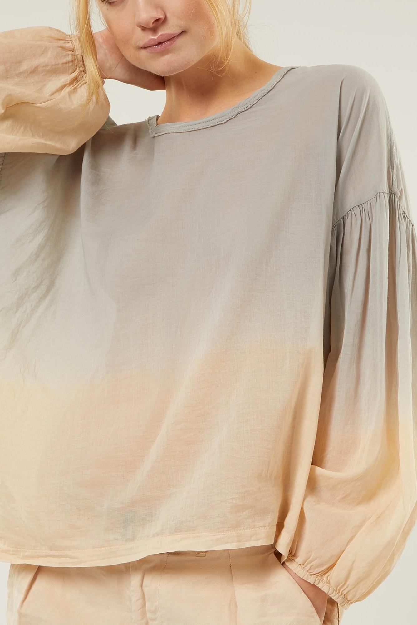 BALLOON BLOUSE DIP DYE