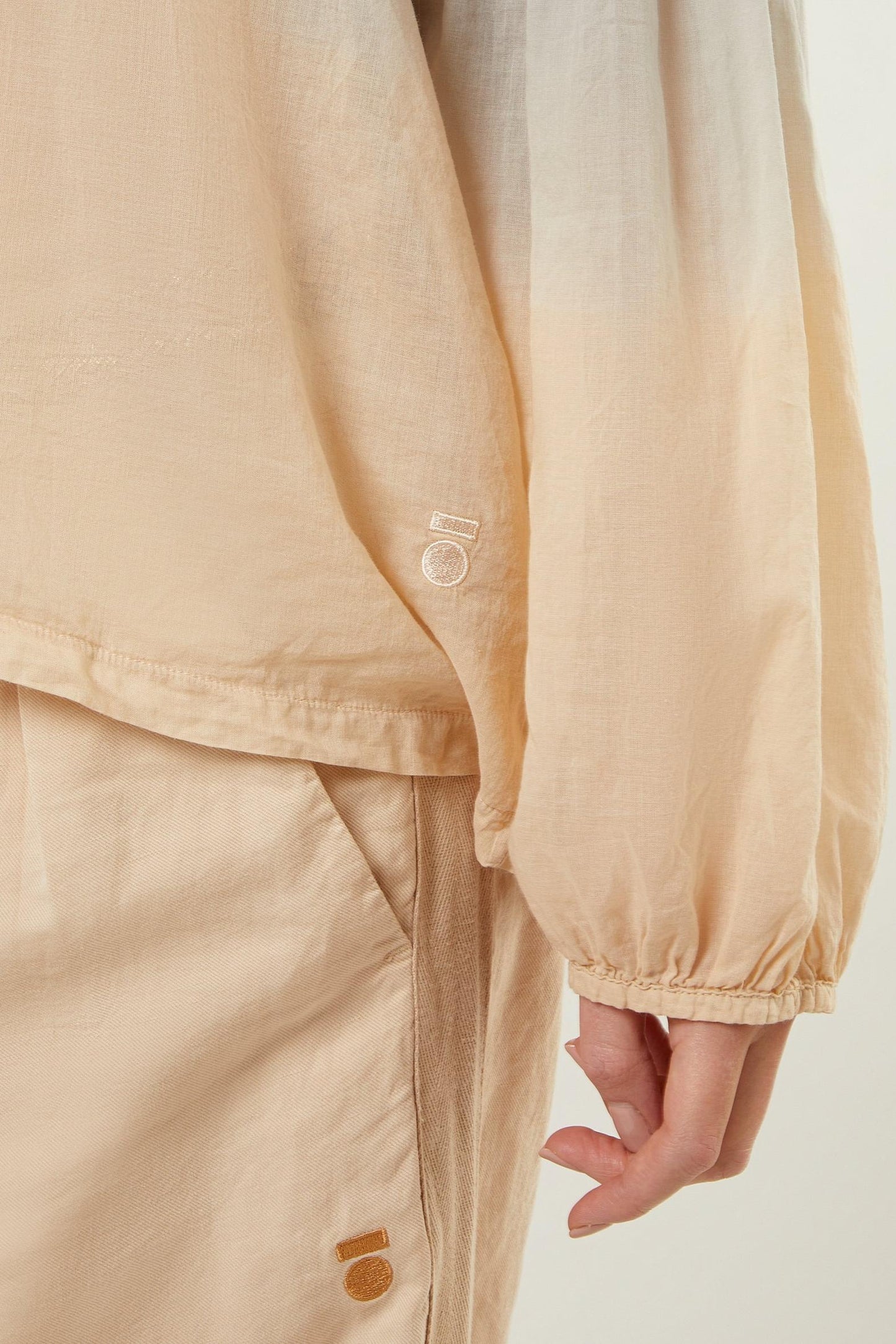BALLOON BLOUSE DIP DYE