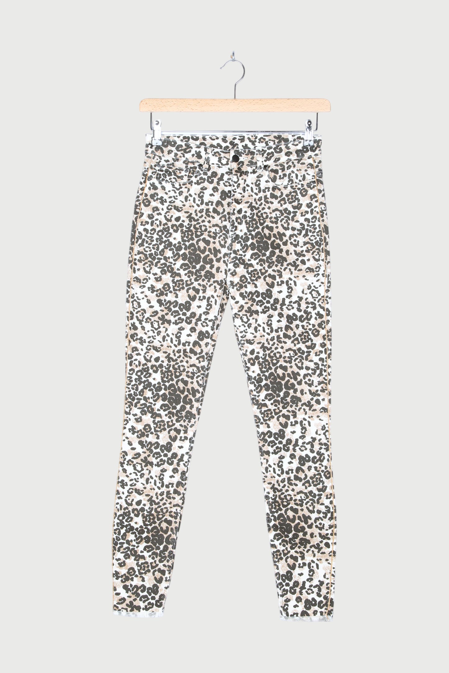 SKINNY DENIM LEOPARD