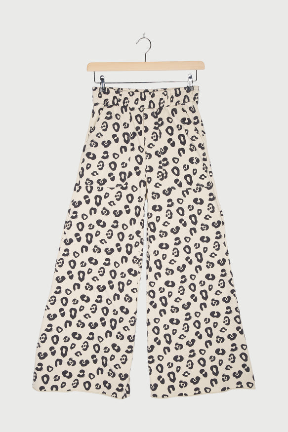 WIDE JOGGER LEOPARD
