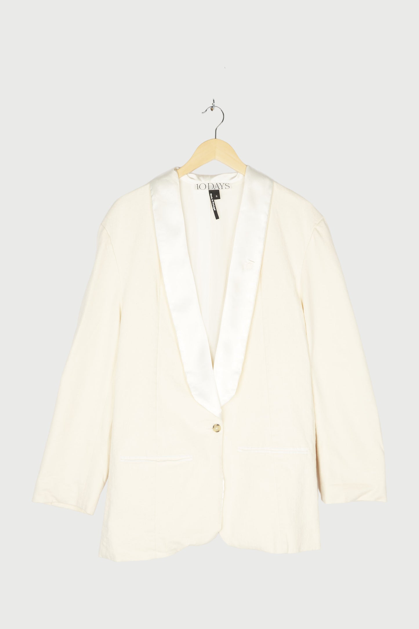 SMOKING BLAZER SLUB TWILL