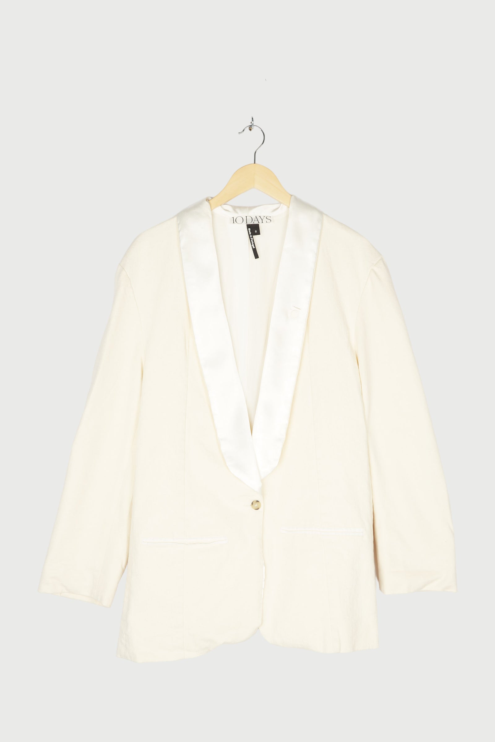 SMOKING BLAZER SLUB TWILL