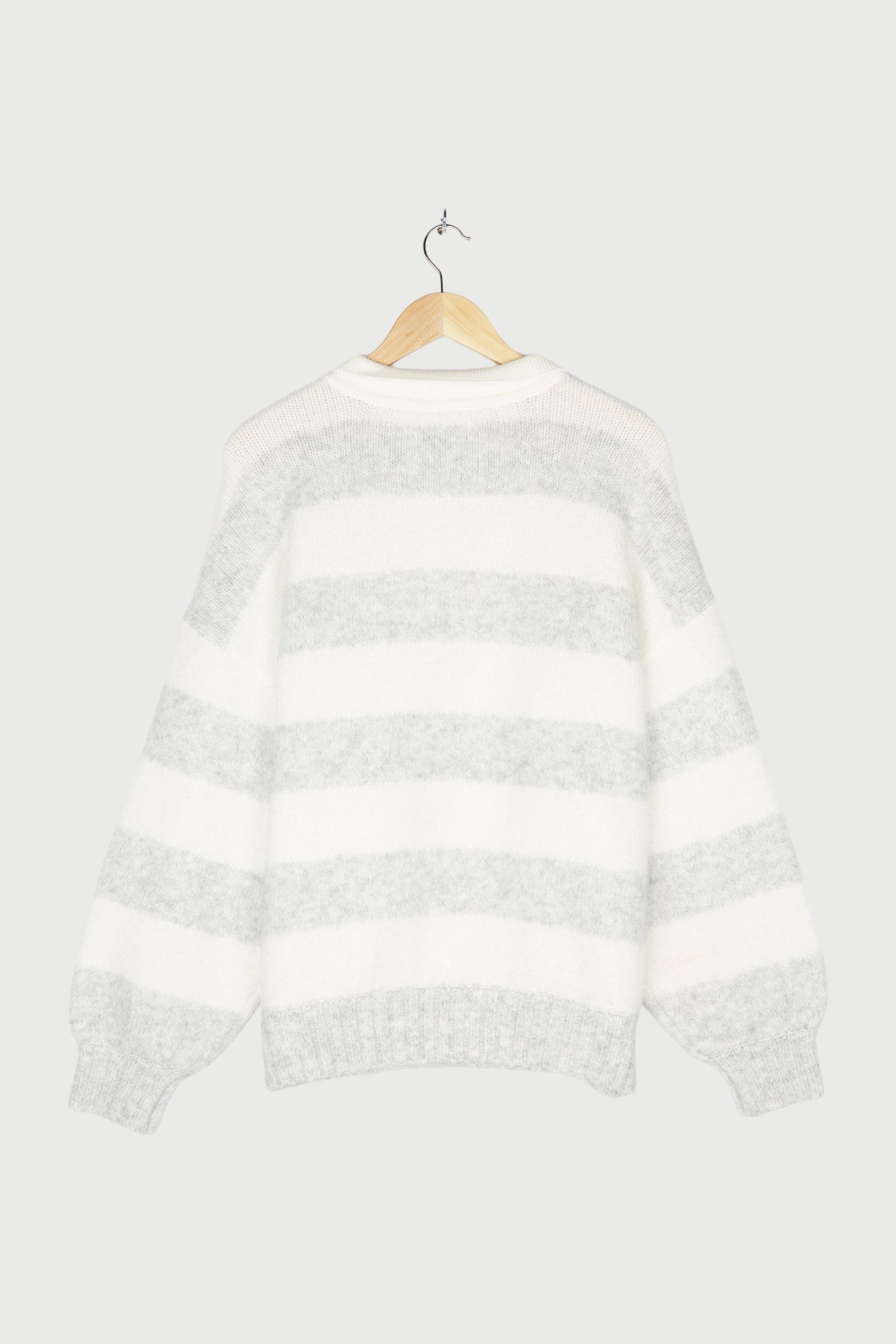 STRIPED POLO SWEATER KNIT