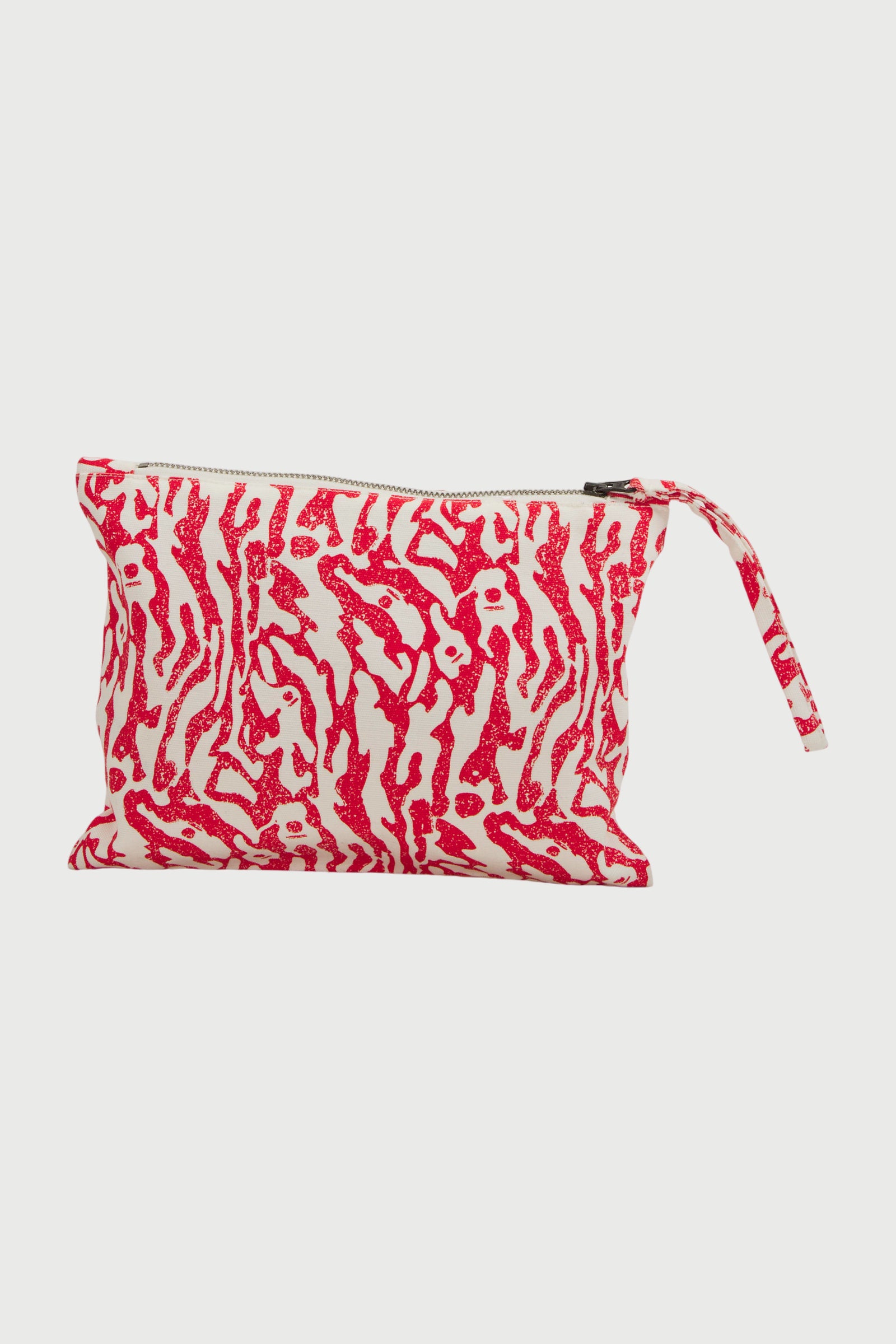 CANVAS CLUTCH ZEBRA