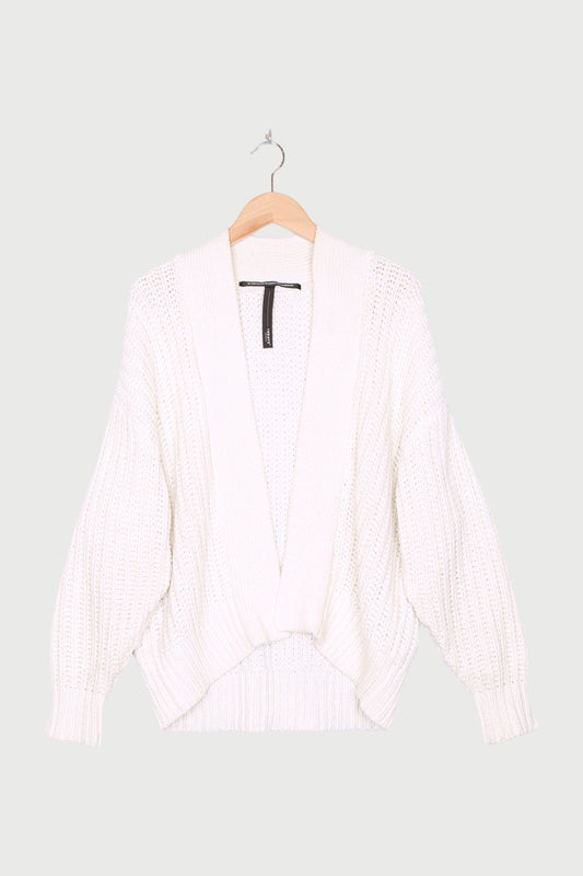 SHORT KNITTED CARDIGAN