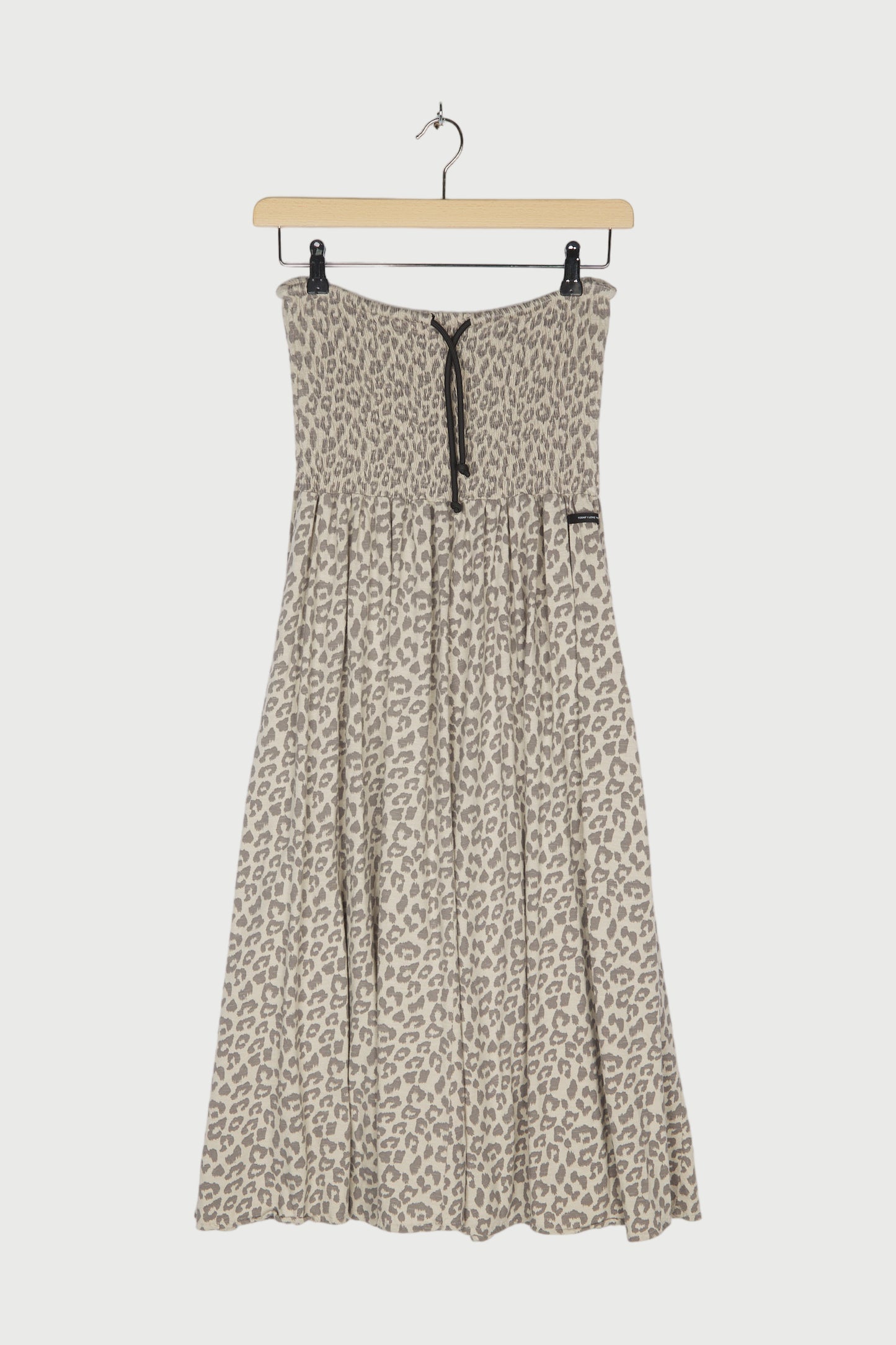 SMOCK SKIRT LEOPARD