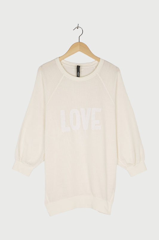 SQUARE MESH SWEATER