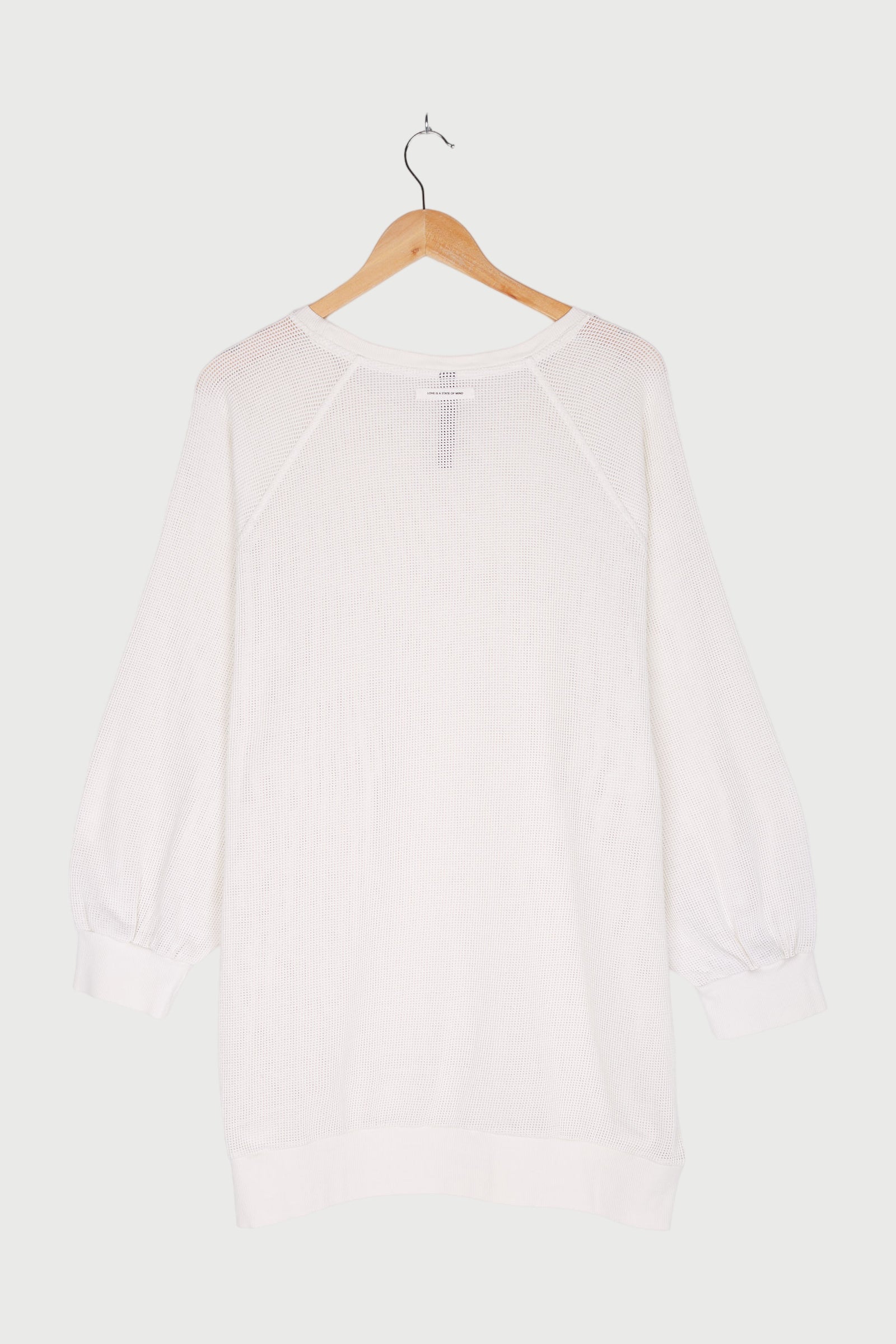 SQUARE MESH SWEATER