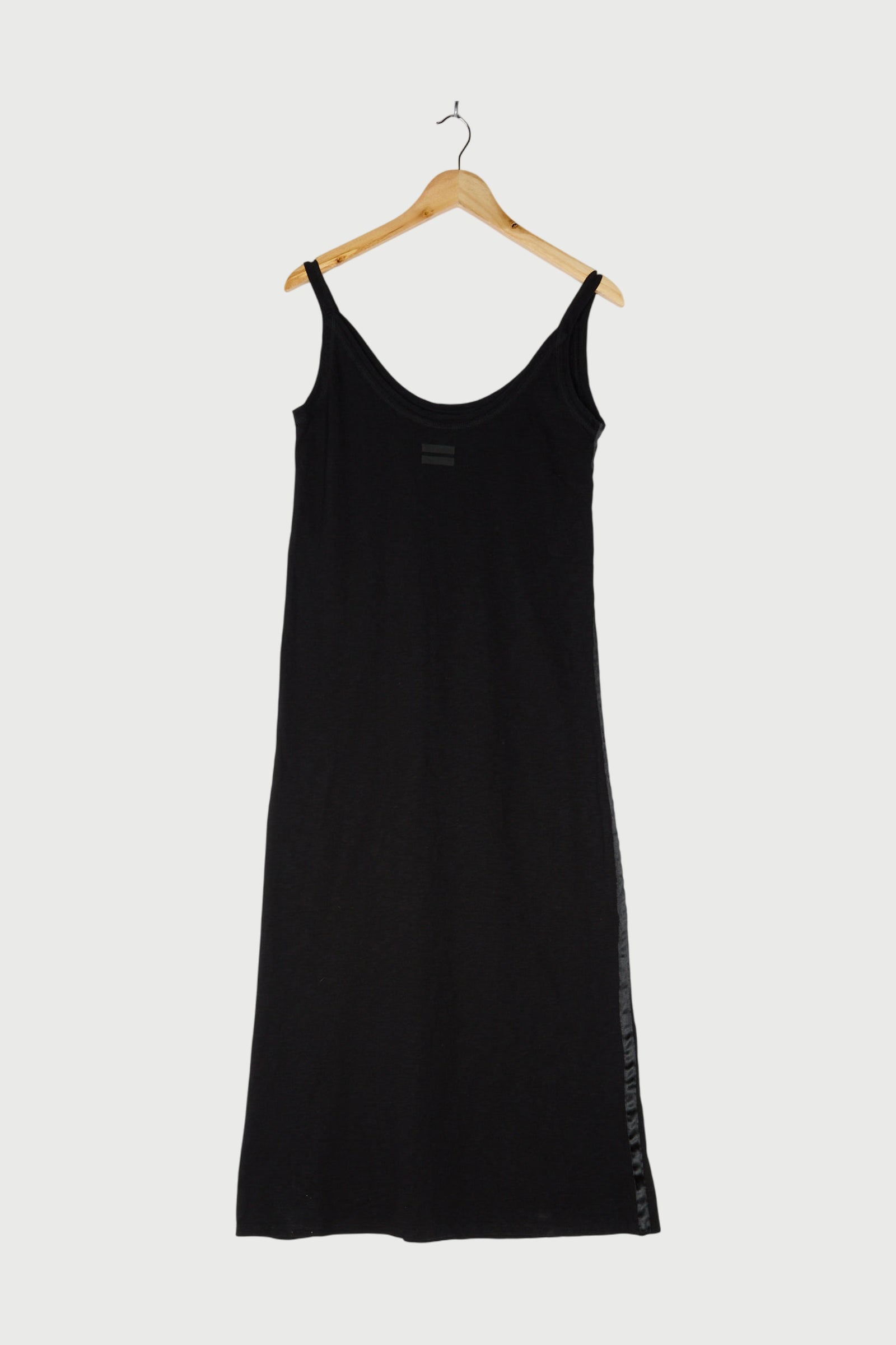 SPAGHETTI DRESS SLUB