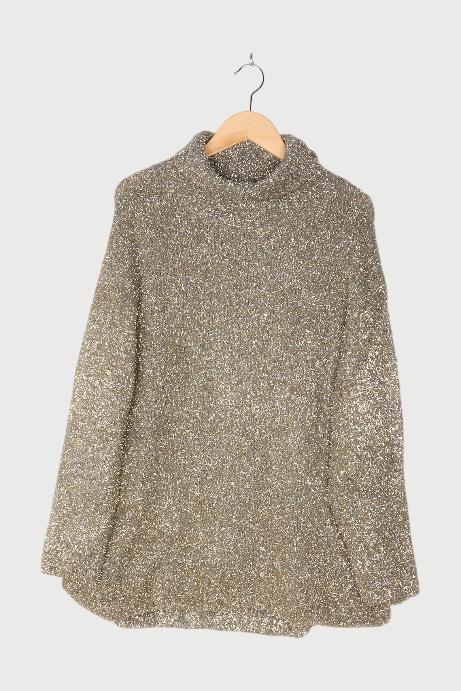 OVERSIZED TURTLENECK SWEATER LUREX