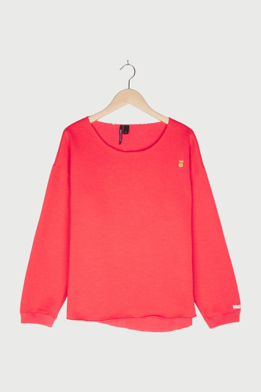 RAW EDGE STATEMENT SWEATER