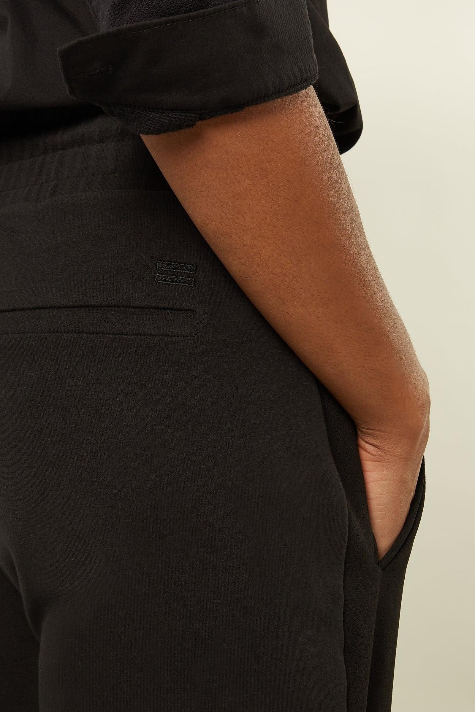 WIDE PANTS CREPE FLEECE