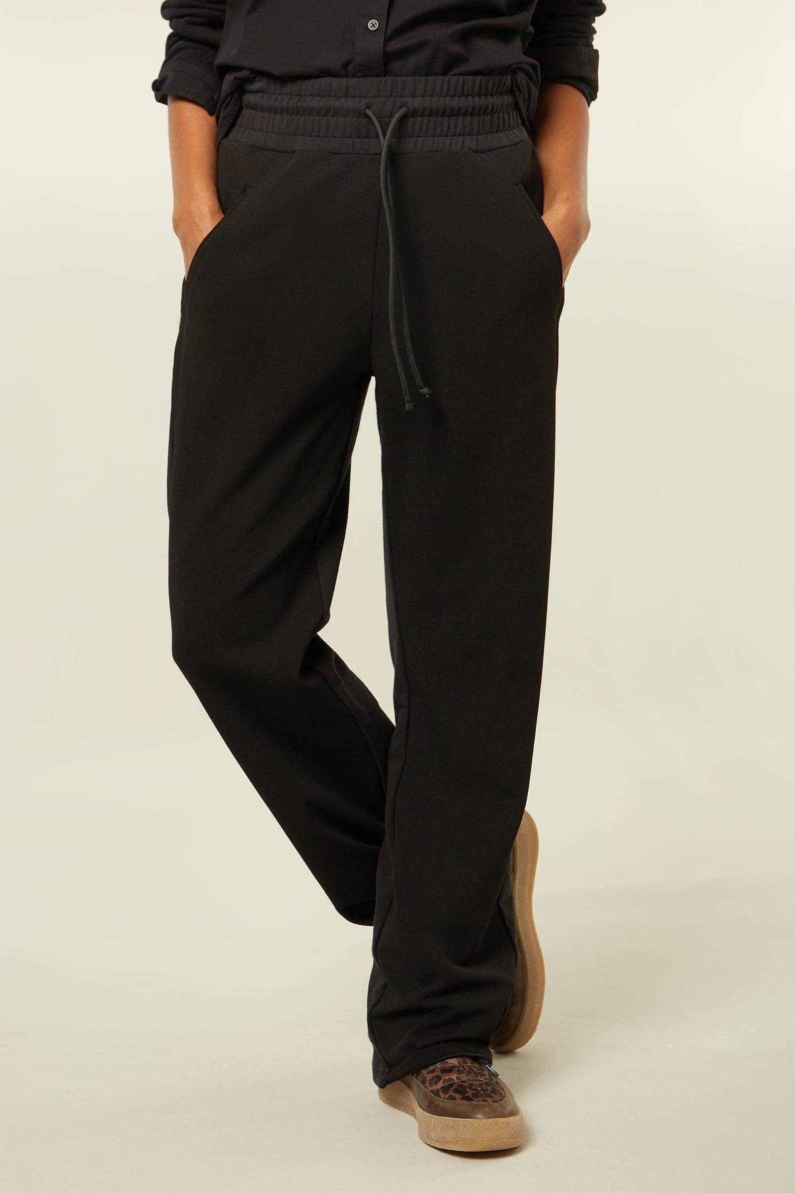 WIDE PANTS CREPE FLEECE