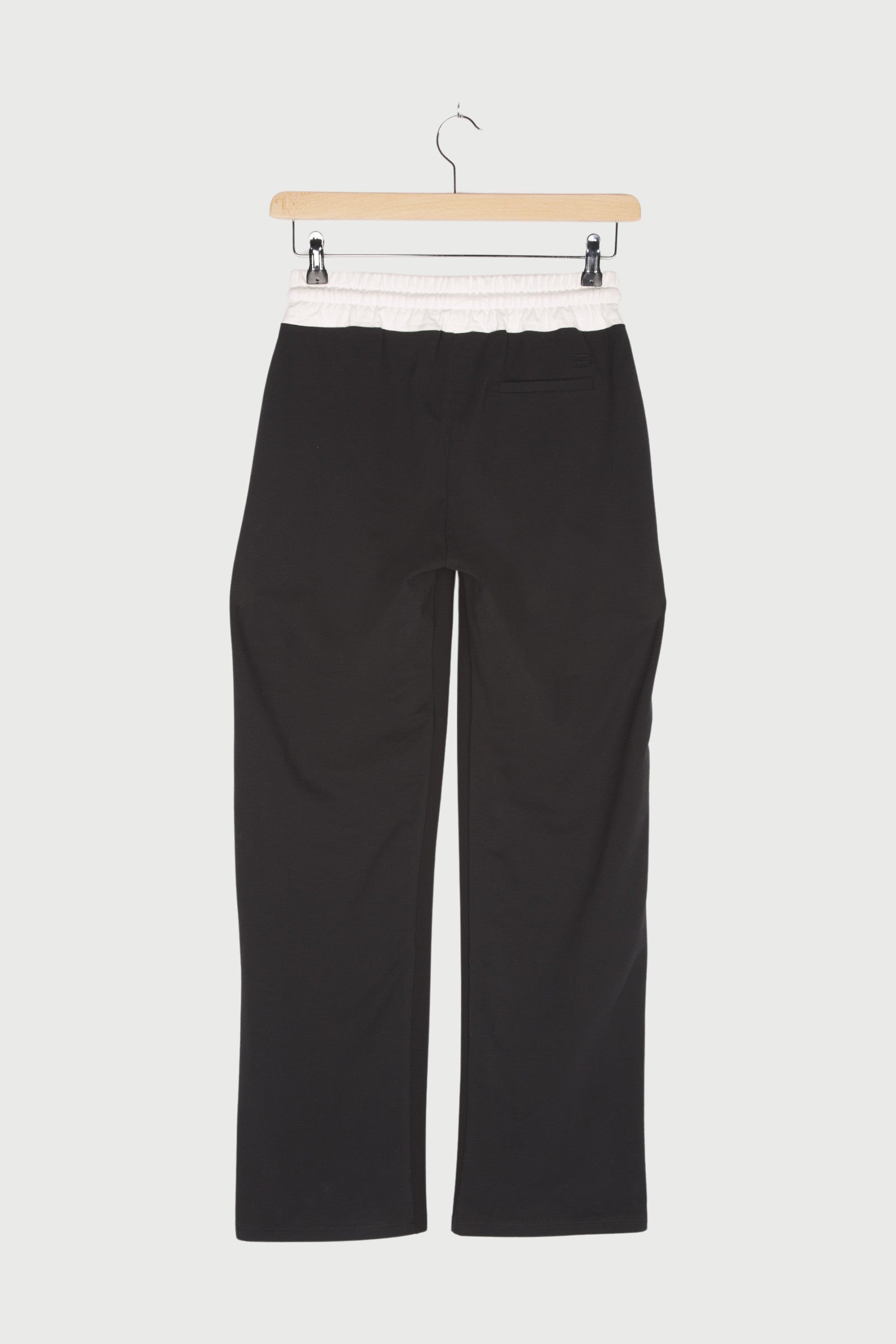 wide pants crepe fleece